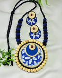 Royal Blue Chandra Haar Set