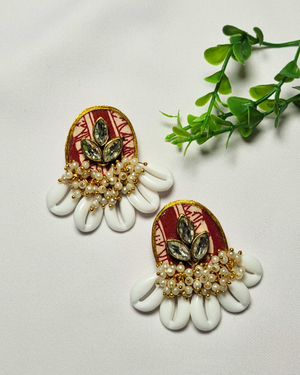 Chandrika Pearl Bloom Earring