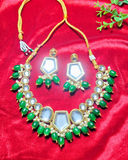 Green Majesty Kundan Set 01