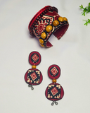 Maroon Majesty Cuff & Drops
