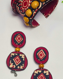 Maroon Majesty Cuff & Drops