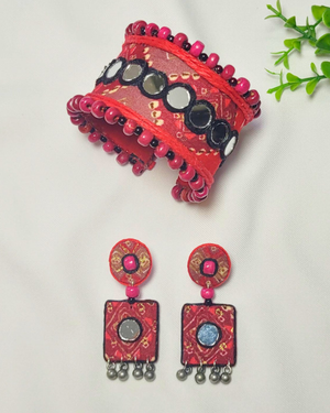Laalima Mirror Cuff & Drops