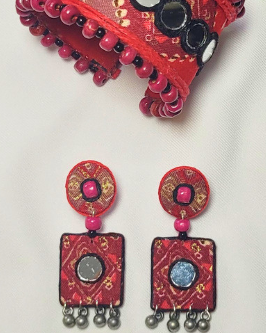 Laalima Mirror Cuff & Drops
