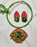Pink Blossom Hasli Neck set