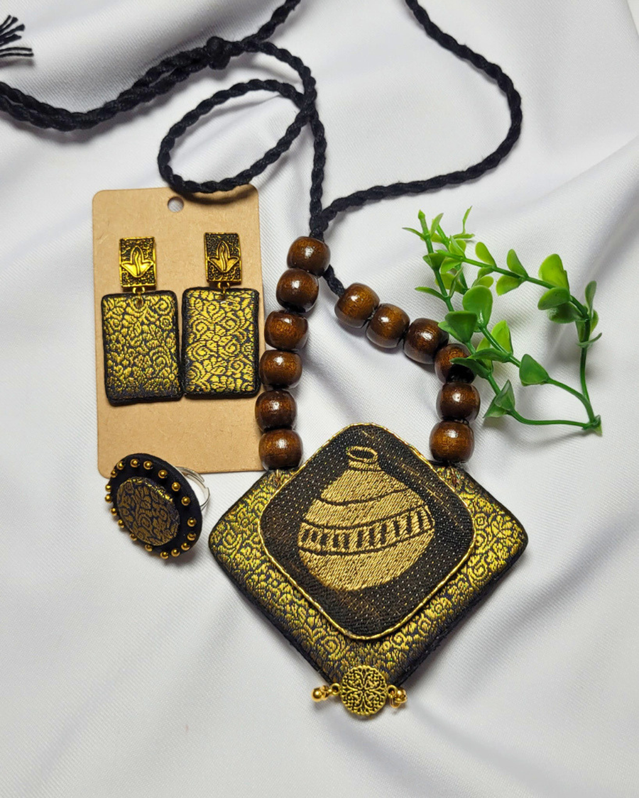 Fabric Necklace N1