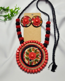 Red Beaded Chandra Haar1