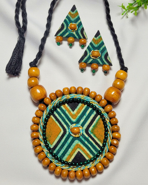 Verdant Weave Statement Set
